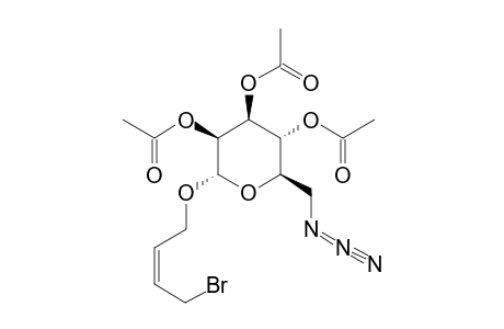 4-BROMOBUT-2-EN-1-YL-6-DEOXY-6-AZIDO-2,3,4-TRI-O-ACETYL-ALPHA-D-MANNOPYRANOSIDE