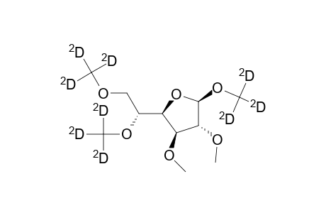 Trideuteriomethyl 2,3-di-O-methyl-5,6-di-O-trideuteriomethyl-.beta.-D-glucofuranoside