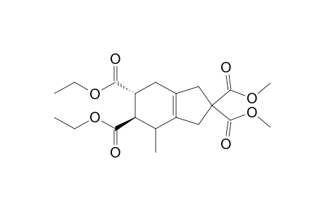 Dimethyl (3R*,4R*)-bis(ethoxycarbonyl)-2-methylbicyclo[4.3.0]non-1(6)-ene-8,8-dicarboxylate