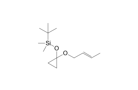 1-trans-Crotyloxy-1-(tert-butyldimethylsilyloxy)cyclopropane
