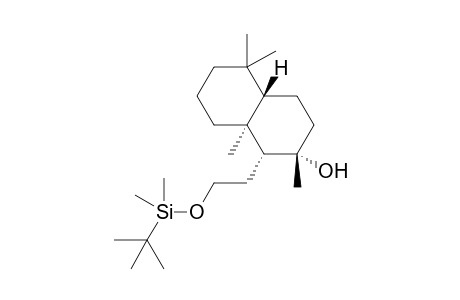 12-(tert-Butyldimethylsilyloxy)-8.alpha.-hydroxy-13,14,15,16-tetranorlabdane