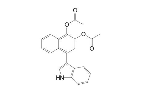 4-(3-Indolyl)-1,2-diacetoxynaphthalene