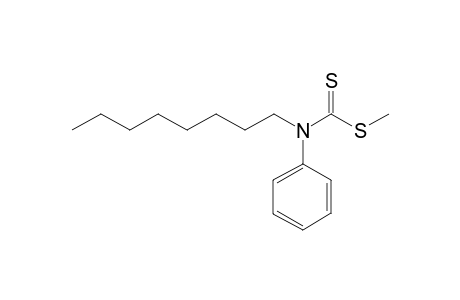 Methyl N-phenyl-N-octyldithiocarbamate