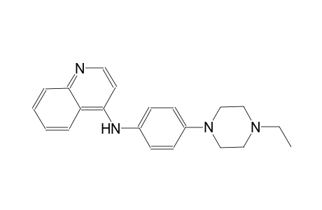 Benzene, 1-(4-ethylpiperazin-1-yl)-4-(quinolin-4-ylamino)-