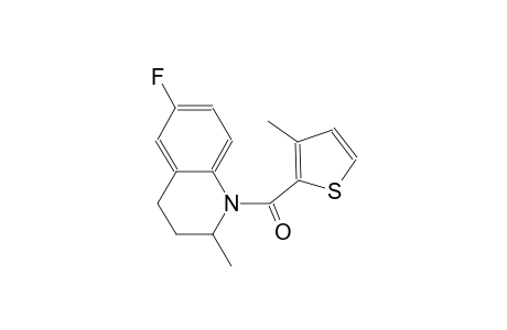 6-fluoro-2-methyl-1-[(3-methyl-2-thienyl)carbonyl]-1,2,3,4-tetrahydroquinoline