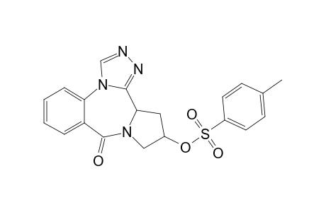3b,4,5,6-Tetrahydro-5-(p-tolylsulfonyloxy)-8H-pyrrolo[2,1-c][1,2,4]triazolo[4,3-a]1,4]benzodiazepin-8-one