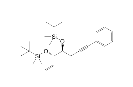 (3S,4S)-3,4-Bis(tert-butyldimethylsilyloxy)-7-phenylhept-1-en-6-yne