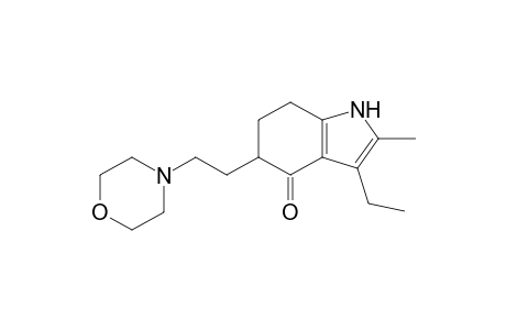3-ethyl-2-methyl-5-(2-morpholin-4-ylethyl)-1,5,6,7-tetrahydroindol-4-one