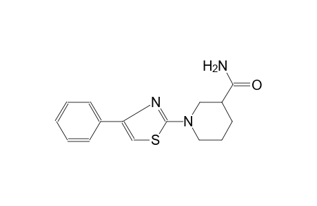 3-piperidinecarboxamide, 1-(4-phenyl-2-thiazolyl)-