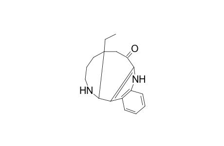 2,10-diaza-4-oxo-6-ethyltetracyclo[4.11.0.0(3,12).0(6,11)]heptadecane-3(12),14,16,1(!3)-tetraene