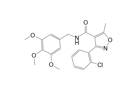 3-(2-chlorophenyl)-5-methyl-N-(3,4,5-trimethoxybenzyl)-4-isoxazolecarboxamide