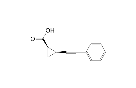 cis-2-(Phenylethynyl)cyclopropanecarboxylic acid