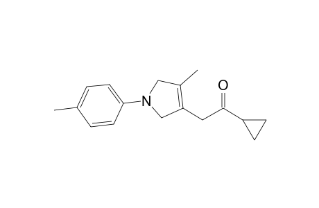1-cyclopropyl-2-[4-methyl-1-(4-methylphenyl)-2,5-dihydropyrrol-3-yl]ethanone
