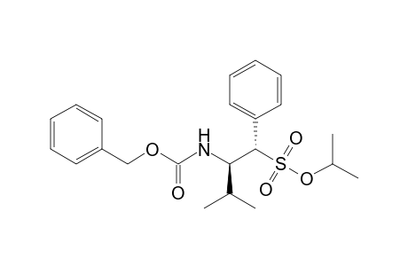 Isopropyl (1S, 2R)-2-[(Benzyloxycarbonyl)amino]-3-methyl-1-phenylbutane-1-sulfonate