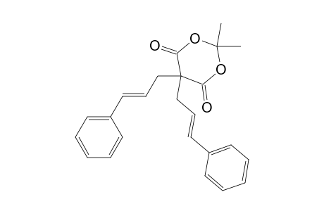 2,2-Dimethyl-5,5-bis[(E)-3-phenylprop-2-enyl]-1,3-dioxane-4,6-dione