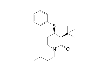 cis-1-Butyl-3-tert-butyl-4-(phenylthio)piperidin-2-one