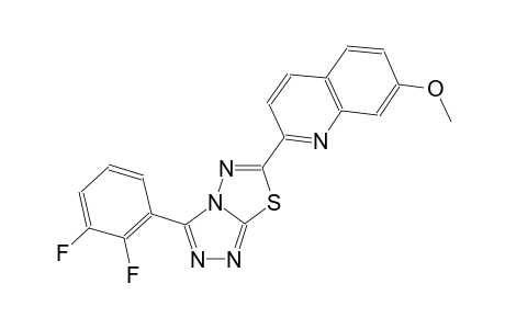 quinoline, 2-[3-(2,3-difluorophenyl)[1,2,4]triazolo[3,4-b][1,3,4]thiadiazol-6-yl]-7-methoxy-
