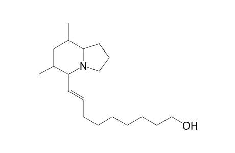 5-(Hydroxynonenyl)-6,8-dimethylindolizidine