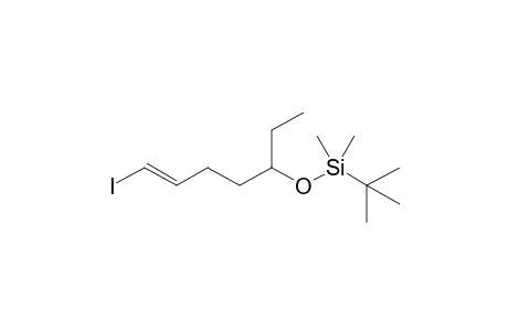 (E)-5-tert-Butyldimethylsilyloxy-1-iodo-1-heptene