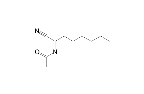 N-Heptylamine, N-acetyl-1-cyano-