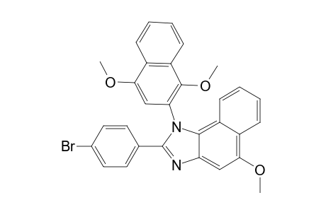2-(4-Bromophenyl)-1-(1,4-dimethoxynaphthalen-2-yl)-5-methoxy-1H-naphtho[1,2-d]imidazole