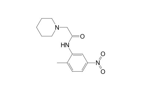 N-(2-Methyl-5-nitrophenyl)-2-(1-piperidinyl)acetamide