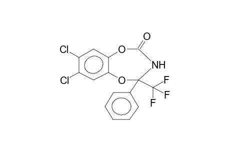 7,8-DICHLORO-4-OXO-2,4-DIHYDRO-3H-2-PHENYL-2-TRIFLUOROMETHYL-1,5,3-BENZODIOXAZEPINE