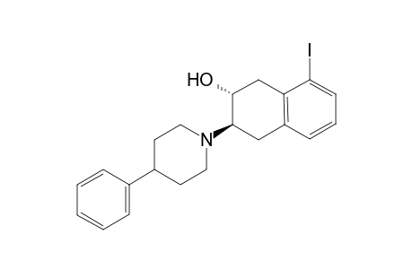 (+-)-trans-2-Hydroxy-8-iodo-3-(4-phenylpiperidino)tetralin [(+-)-8-iodobenzovesamicol]