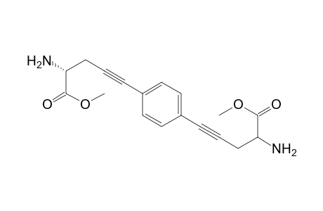 Dimethyl 5,5'-(p-phenylene)-bis[(2'R)-2-amino-4-pentynoate]