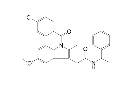 1H-indole-3-acetamide, 1-(4-chlorobenzoyl)-5-methoxy-2-methyl-N-(1-phenylethyl)-