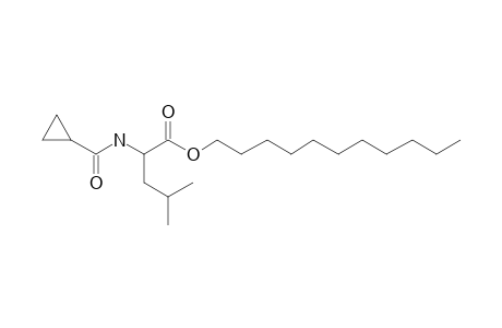 L-Leucine, N-cyclopropylcarbonyl-, undecyl ester