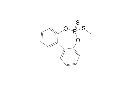 Dibenzo[d,f][1,3,2]dioxaphosphepin, 6-(methylthio)-, 6-sulfide