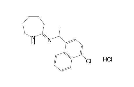 2-{[1-(4-chloro-1-naphthyl)ethyl]imino}hexahydro-1H-azepine, monohydrochloride