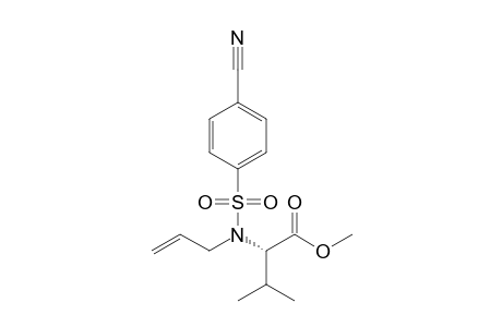 (2S)-2-[(4-cyanophenyl)sulfonyl-prop-2-enylamino]-3-methylbutanoic acid methyl ester
