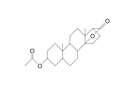 3b-Acetoxy-5b-androstane-17b-carboxylic acid, 14b-lactone