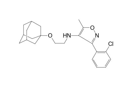 N-[2-(1-adamantyloxy)ethyl]-3-(2-chlorophenyl)-5-methyl-4-isoxazolamine