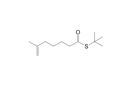 S-tert-Butyl 6-methylhept-6-enethioate