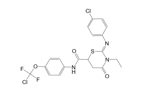 2H-1,3-thiazine-6-carboxamide, N-[4-(chlorodifluoromethoxy)phenyl]-2-[(4-chlorophenyl)imino]-3-ethyltetrahydro-4-oxo-, (2Z)-