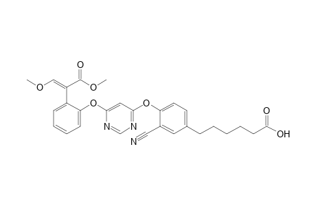 6-(3-Cyano-4-(6-(2-((E)-1-(methoxycarbonyl)-2-methoxyvinyl) phenoxy)pyrimidin-4-yloxy)phenyl)hexanoic acid