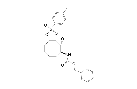 1.alpha.-[(p-Toluenesulfonyl)oxy]-2.alpha.,3.alpha.-epoxy-4.beta-[(benzyloxycarbonyl)amino]cyclooctane