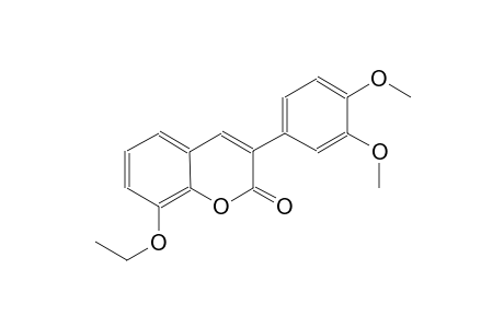 2H-1-benzopyran-2-one, 3-(3,4-dimethoxyphenyl)-8-ethoxy-