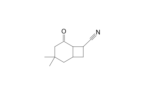 5-Oxo-3,3-dimethylbicyclo[4.2.0]octane-7-(exo)-carbonitrile