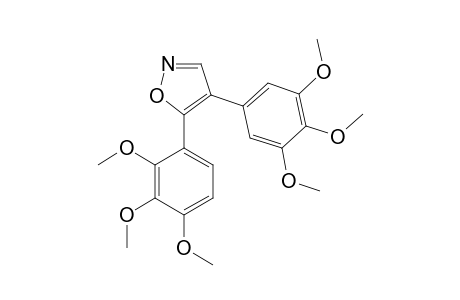 4-(3,4,5-TRIMETHOXYPHENYL)-5-(2,3,4-TRIMETHOXYPHENYL)-ISOXAZOLE