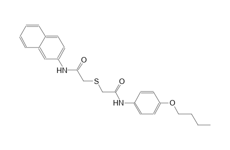 N-(4-butoxyphenyl)-2-[2-(2-naphthylamino)-2-oxo-ethyl]sulfanyl-acetamide