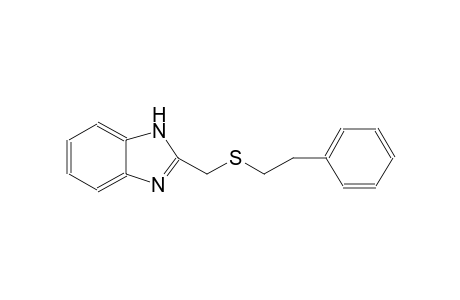 1H-benzimidazole, 2-[[(2-phenylethyl)thio]methyl]-