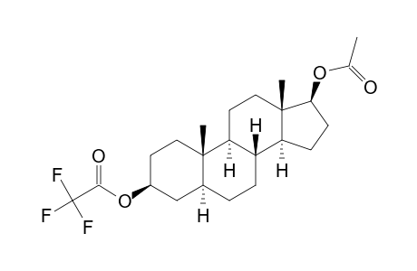Androstane-3,17-diol, 17-acetate 3-(trifluoroacetate), (3.beta.,5.alpha.,17.beta.)-