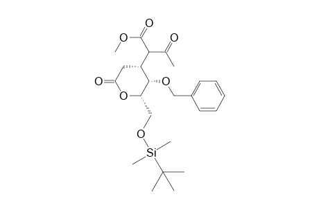(4R,5S,6S,1'S/R)-5-(Benzyloxy)-6-[[(tert-butyldimethyldimethylsilyl)oxy]methyl]-4-[acetyl(methoxycarbonyl)methyl]tetrahydro-2-pyranone