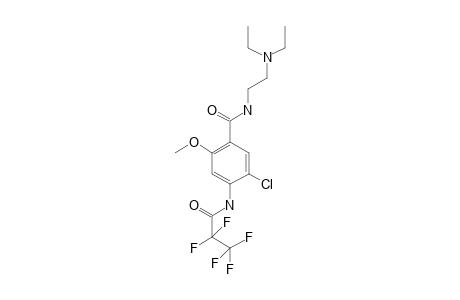 Metoclopramide, N4-pentafluoropropionyl-