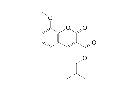 8-Methoxycoumarin-3-carboxylic acid, 2-methylpropyl ester