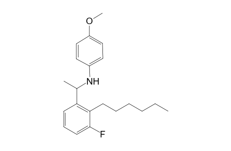 N-{1-(3-Fluoro-2-n-hexylphenyl)ethyl}-4-methoxyaniline